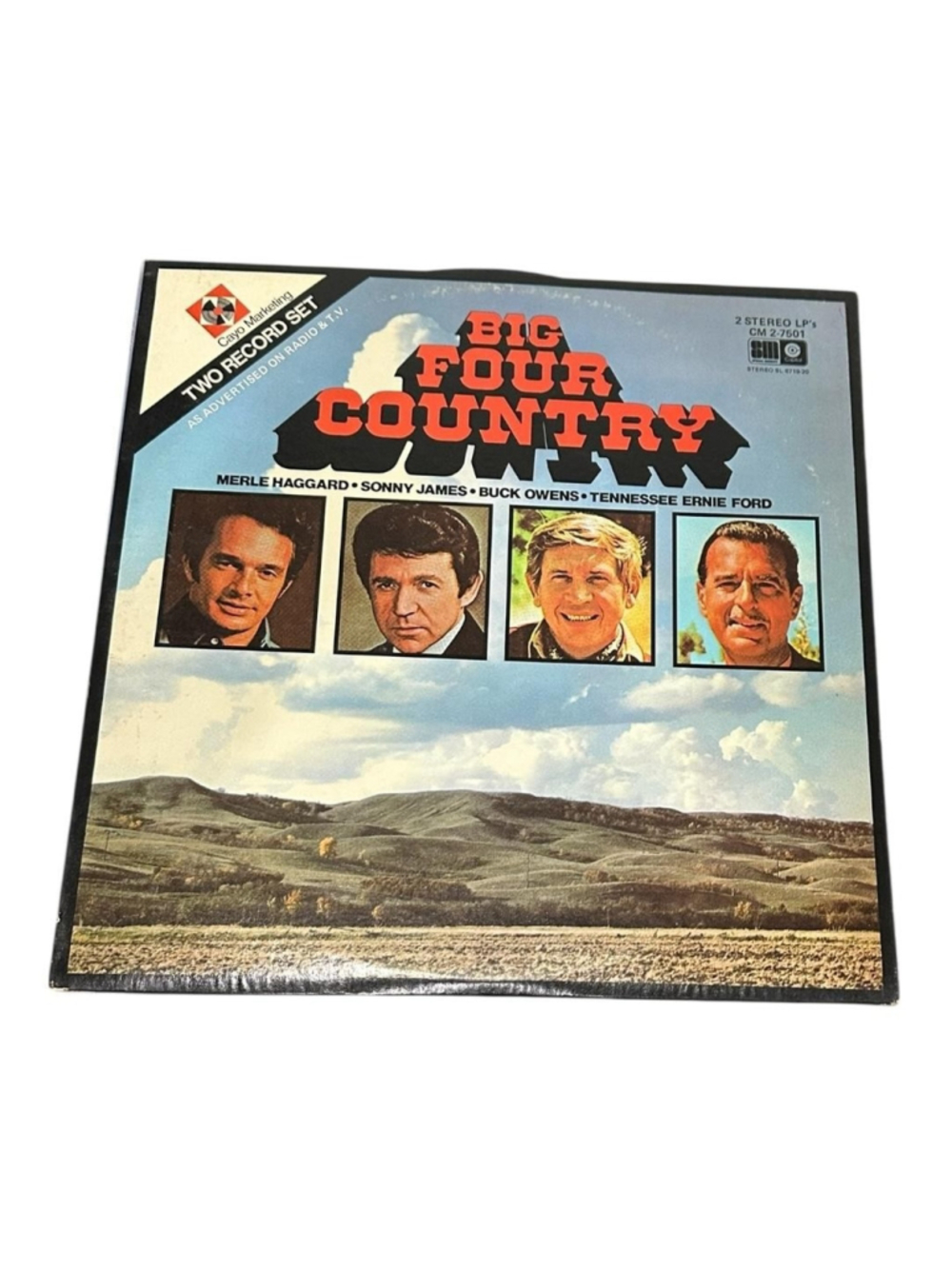 Vintage Big Four Country Vinyl 2LP Capitol Compilation Country Black Canada